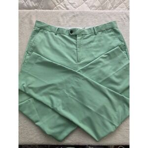 Shinesty Mint Green Dress Pants Men's 38x35 Straight Leg Golf Trousers